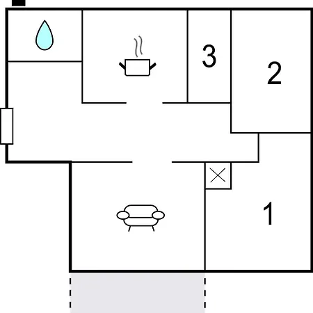 Διαμέρισμα Beautiful In With Kitchen